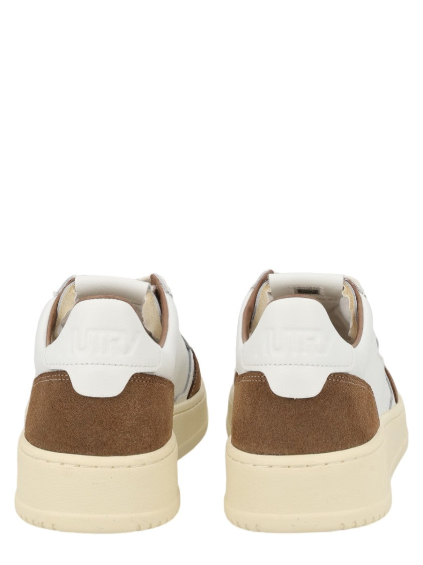 Autry Medalist Low Leather Suede Panels Sneakers