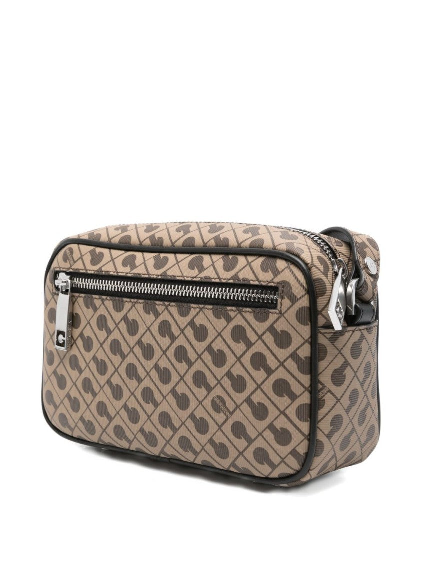 Gherardini Rectangular Geometric Patterned Shoulder Bag