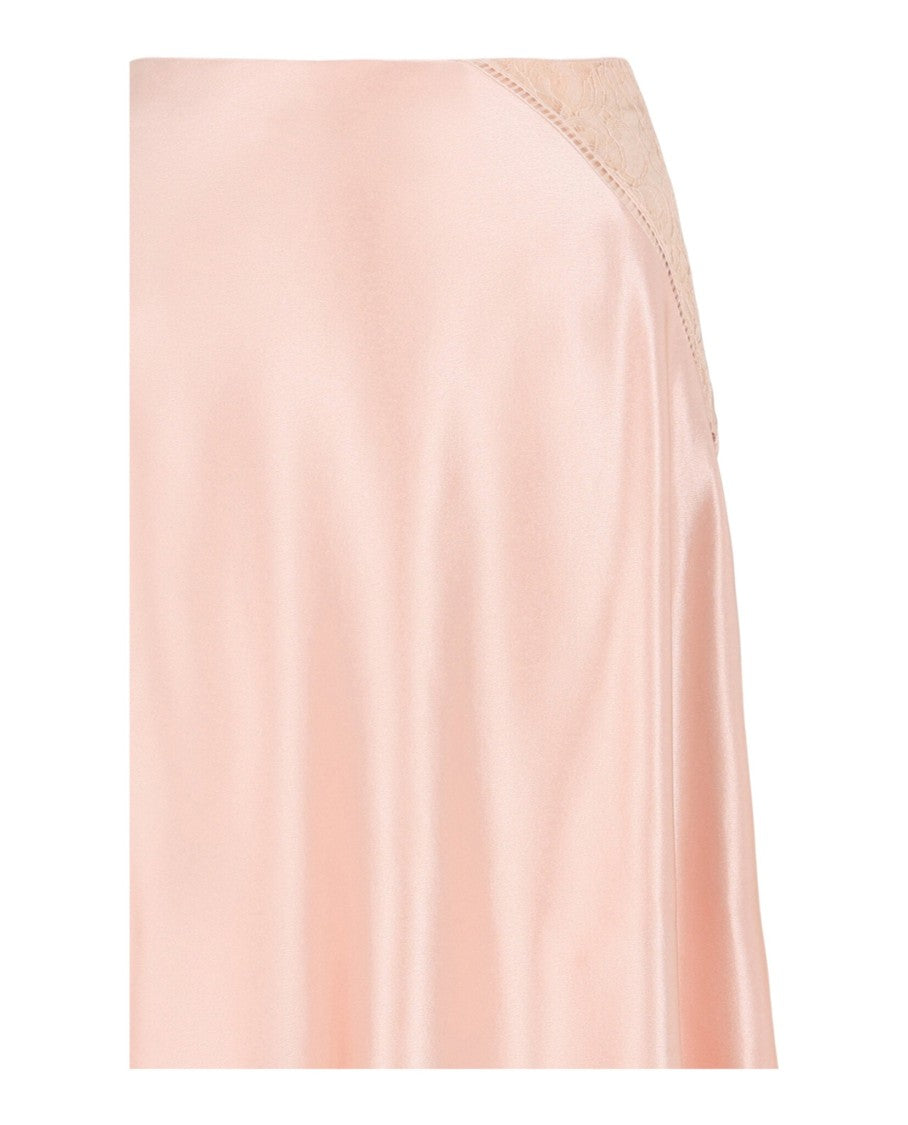 Givenchy Asymmetrical Lace-Trim Skirt