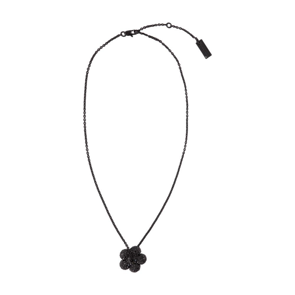 Marc Jacobs Daisy Pave Necklace - Metal - Black