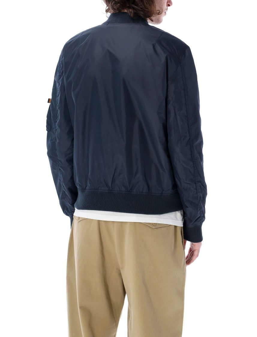 Alpha Industries Lightweight Slim-Fit Flight Jacket With Utility Details