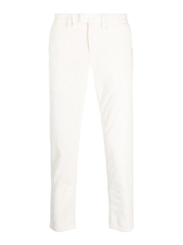 Dondup White Pablo Regular Corduroy Pants