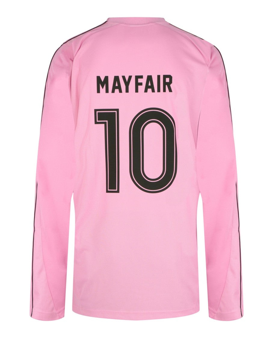 Balenciaga Oversized Long-Sleeve Soccer Jersey