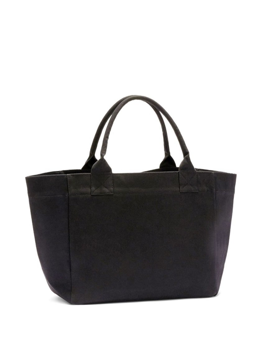 Ganni Spacious Black Tote Bag