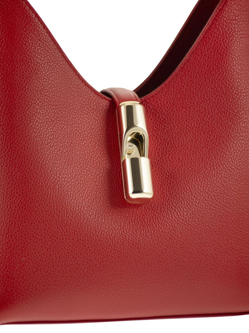 Furla Hobo Shoulder Bag In Smooth Calfskin