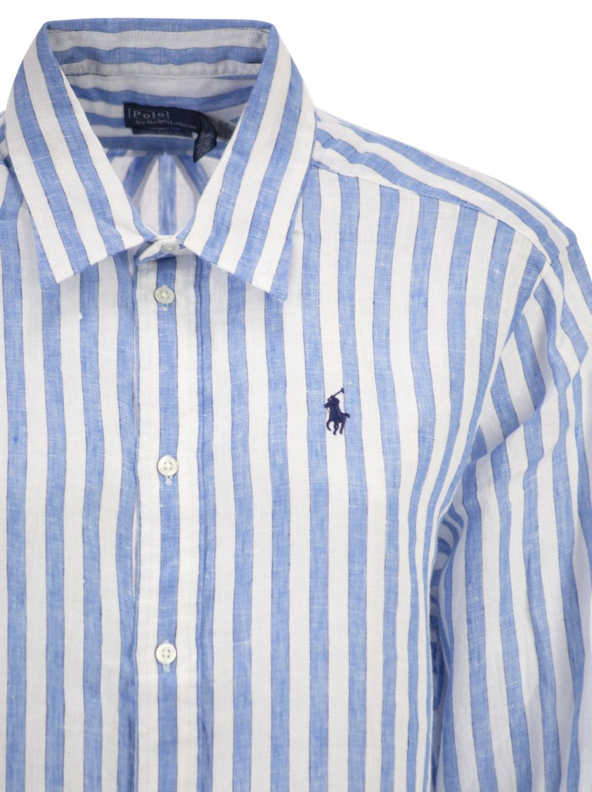 Polo Ralph Lauren Short, Loose-Fitting Linen Shirt