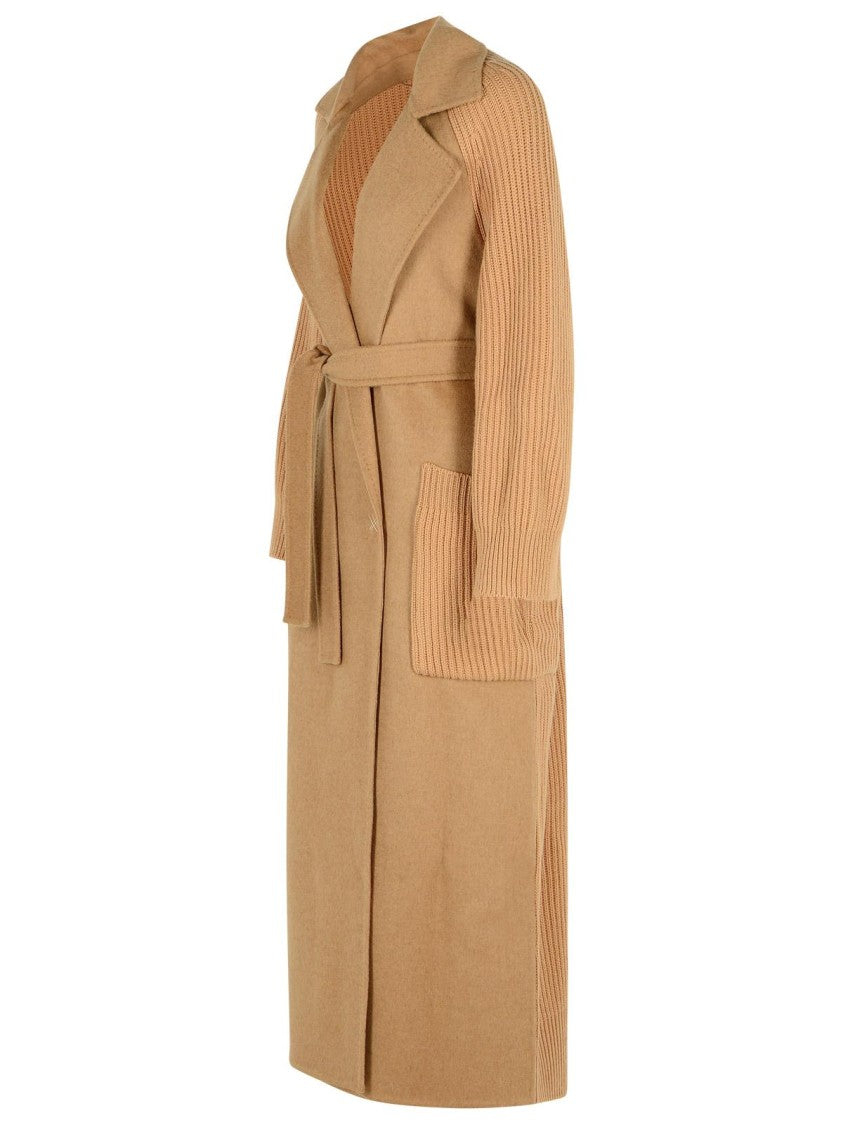 Max Mara 'Berard 1234' Camel Wrap Coat