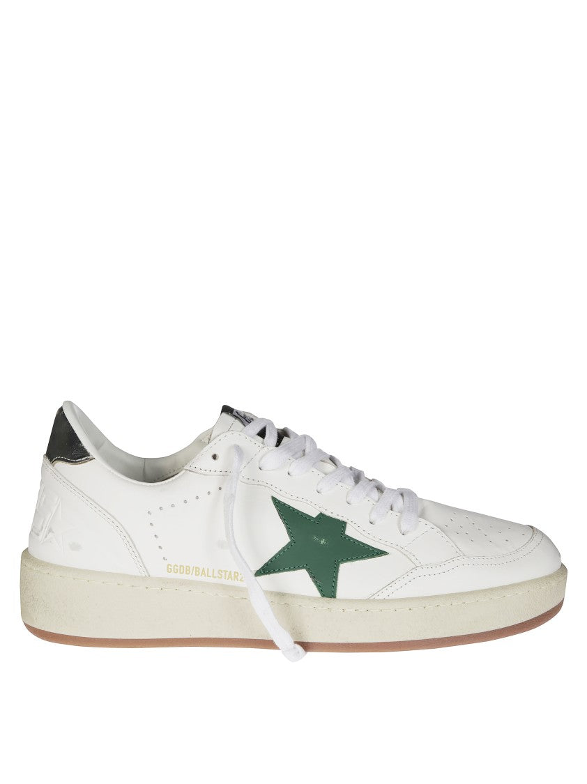 Golden Goose Ballstar 2 Leather Laminated Sneakers