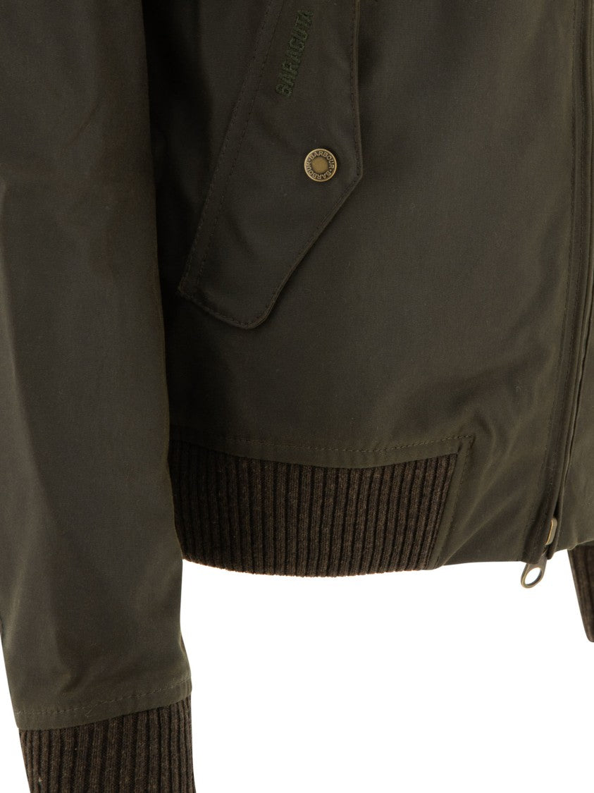 Baracuta Porton Wax Bomber Jacket