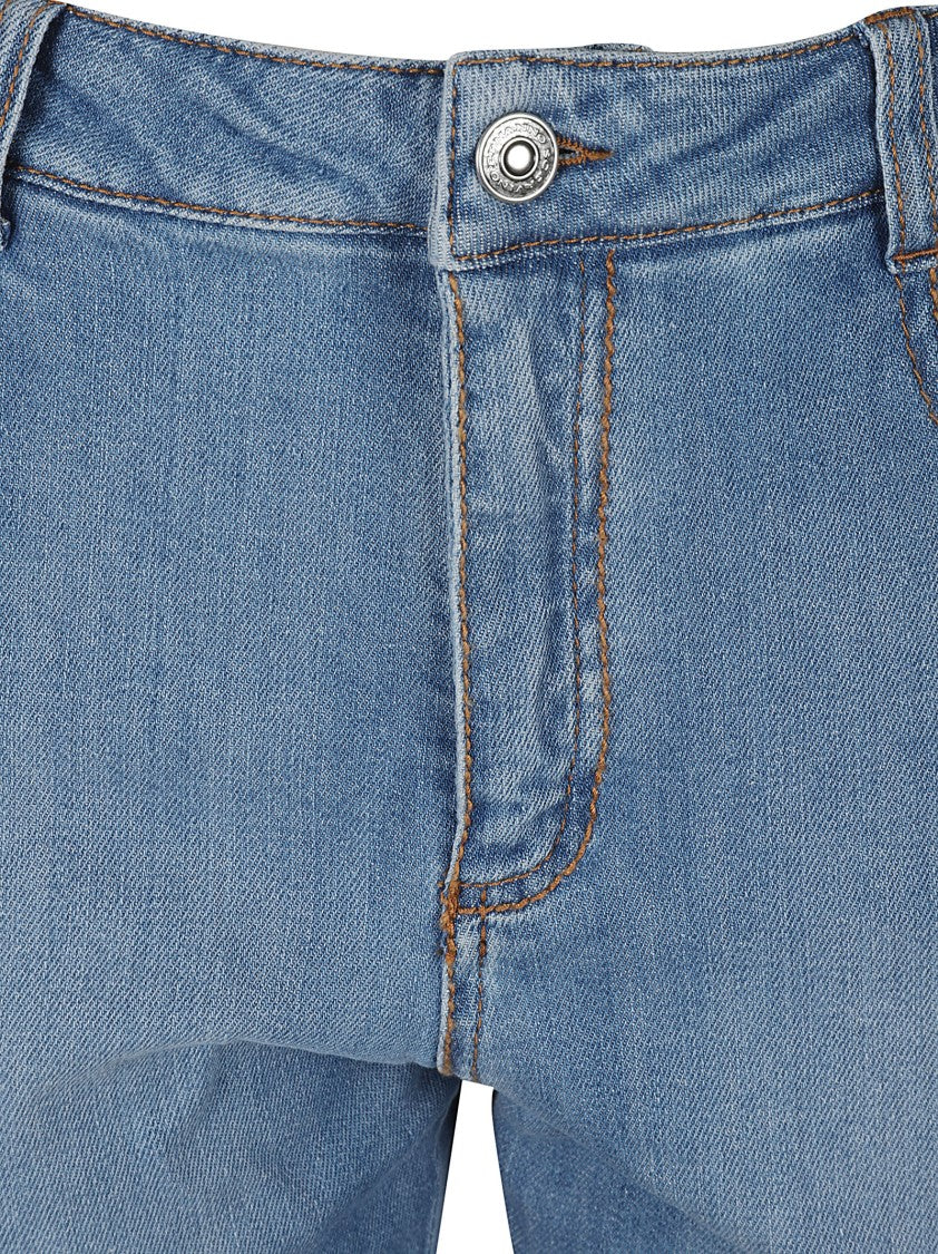 Ermanno Scervino Straight-Leg Jeans With Flared Hem