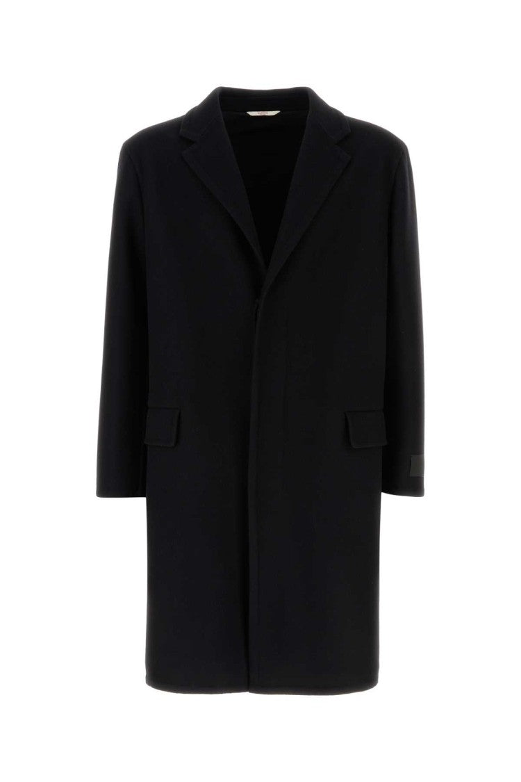 Valentino Garavani Black Wool Blend Oversize Coat