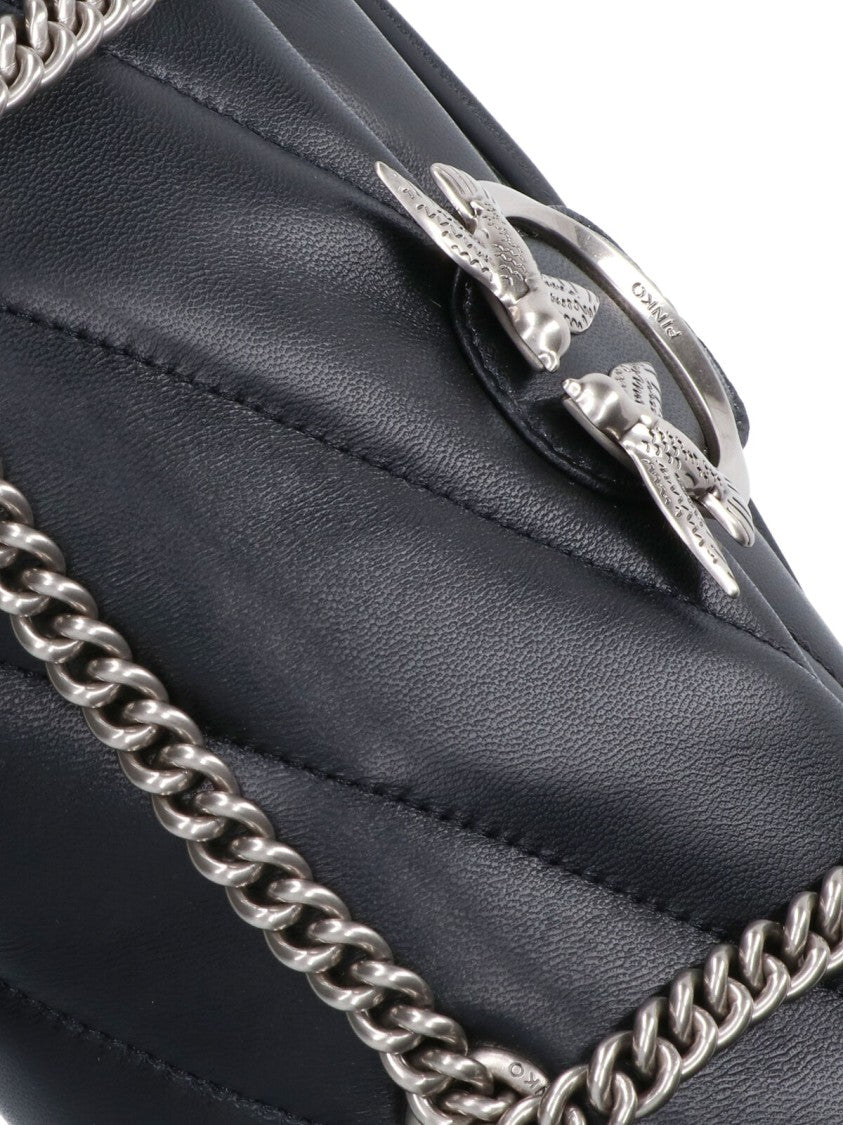 Pinko "Love Puff" Mini Bag – Black