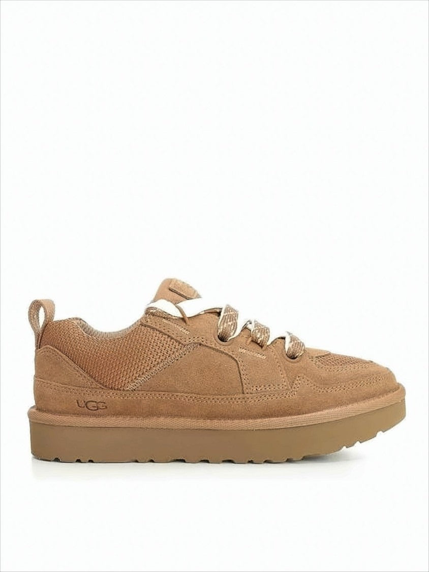 Ugg Suede And Mesh Low-Top Sneakers