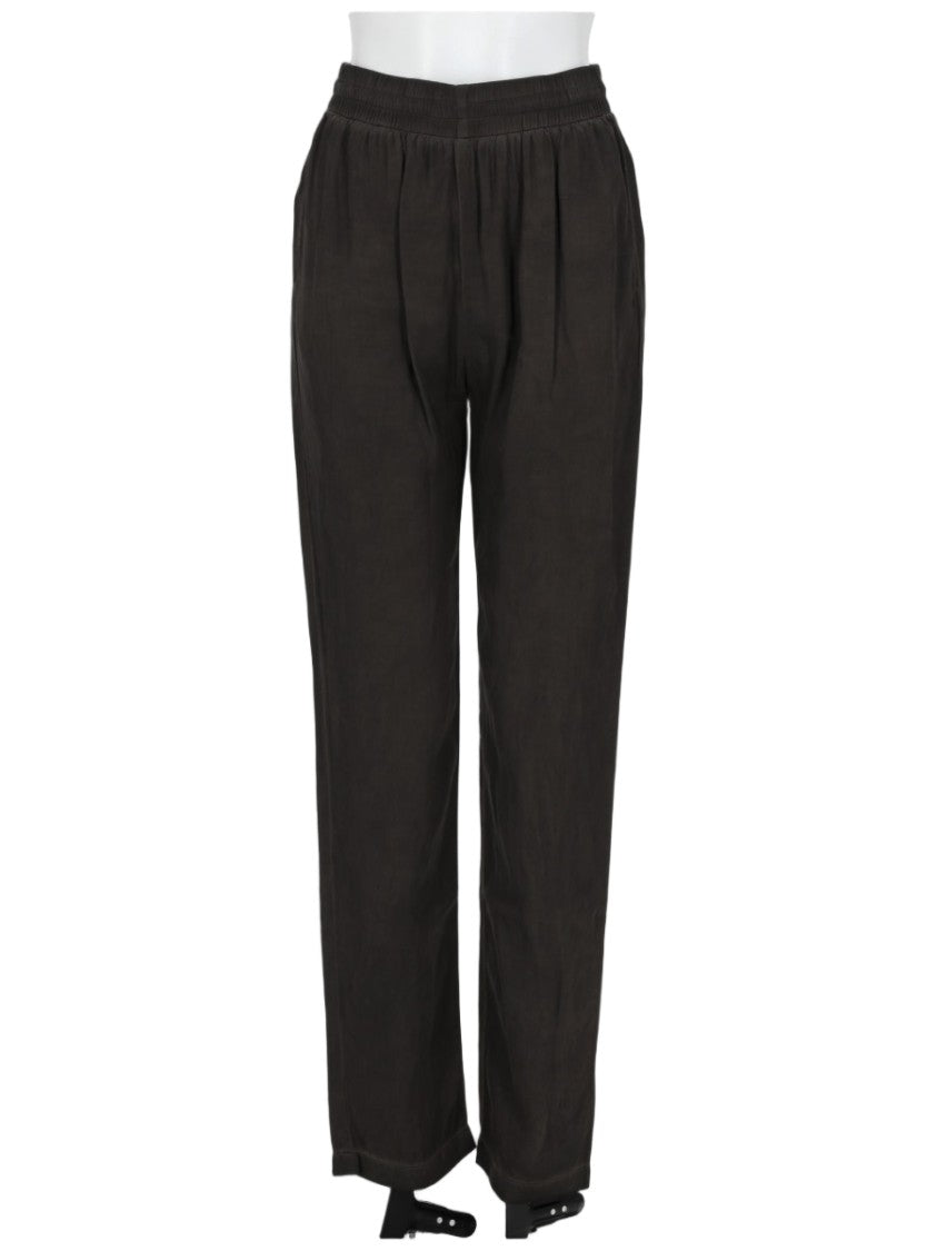 Diesel Neutral Fluid Viscose Straight Leg Pants