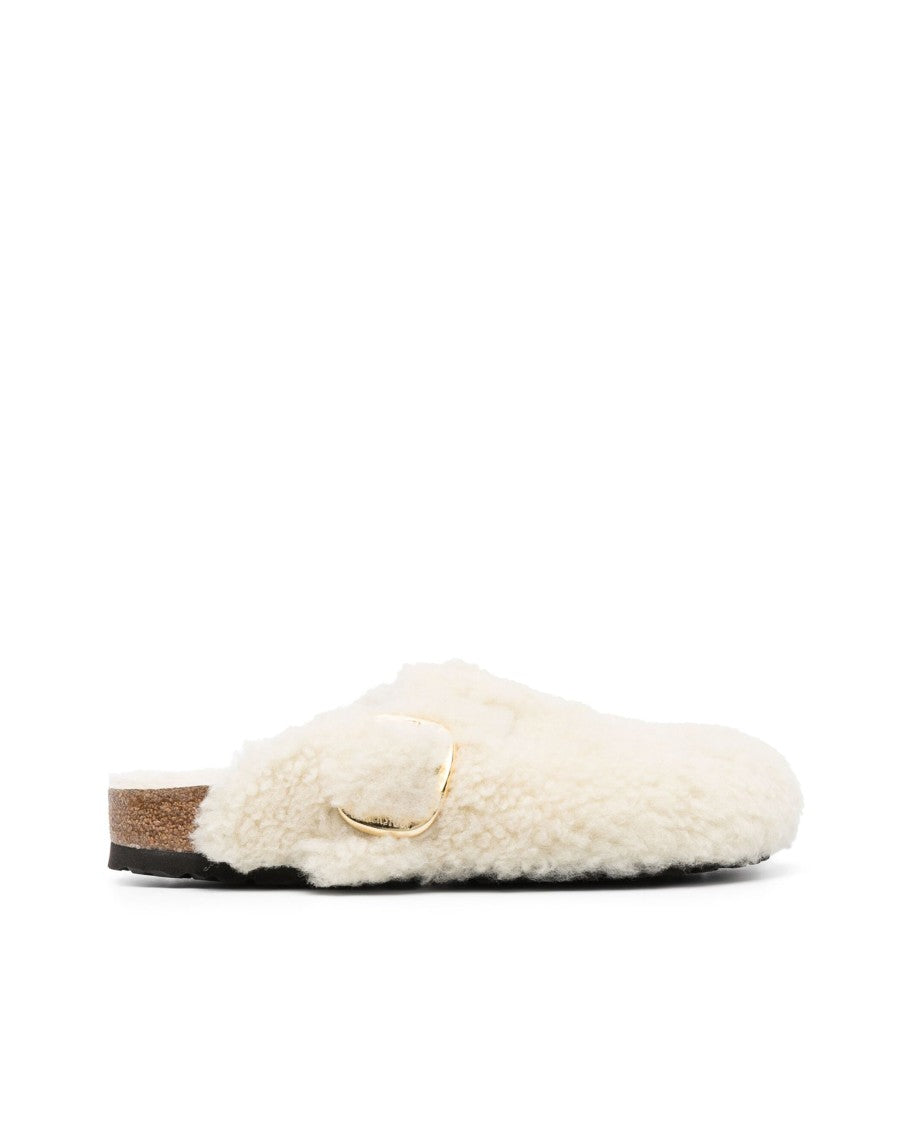 Birkenstock Shearling Boston Slip-On Shoes