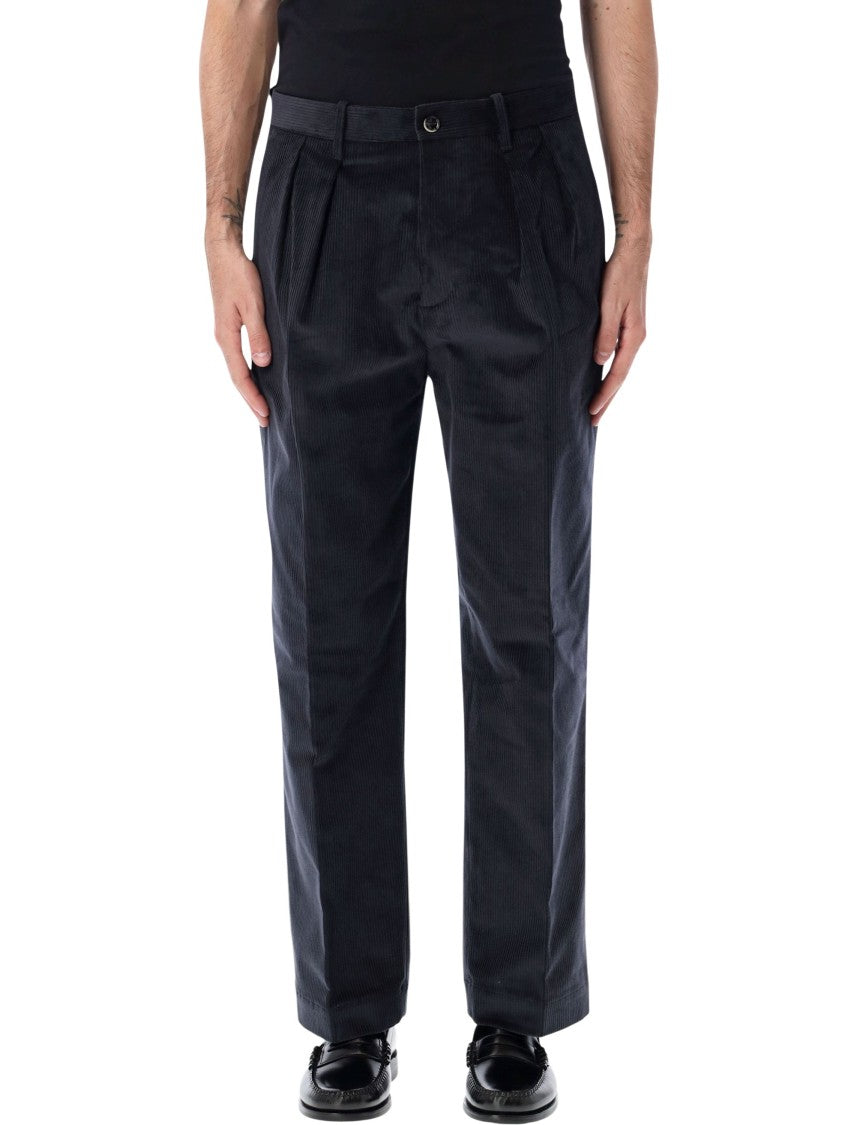 Nine In The Morning Kai Pleated Front Straight-Leg Pants
