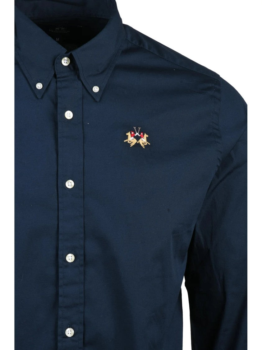 La Martina Colors Cotton-Blend Stretch Shirt