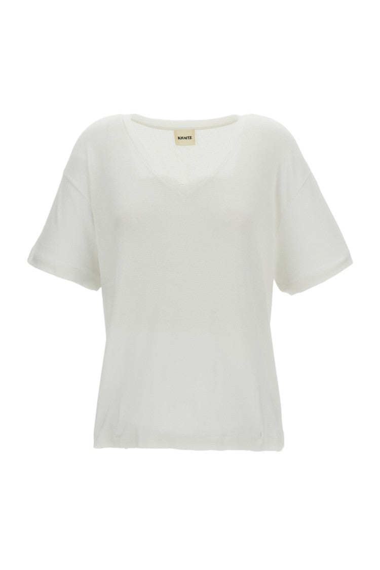 Khaite White Linda T-Shirt