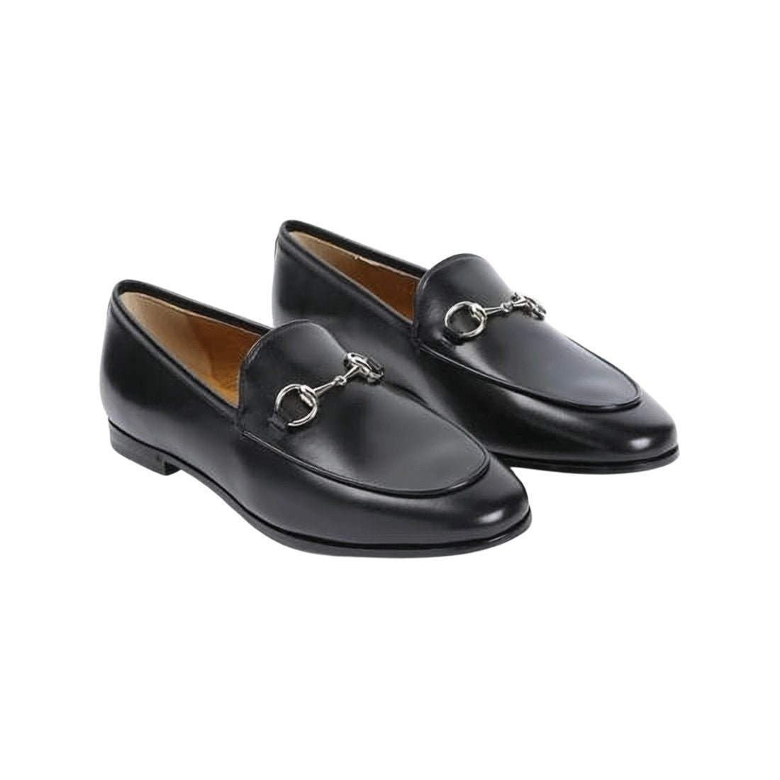 Gucci Black Leather Loafers