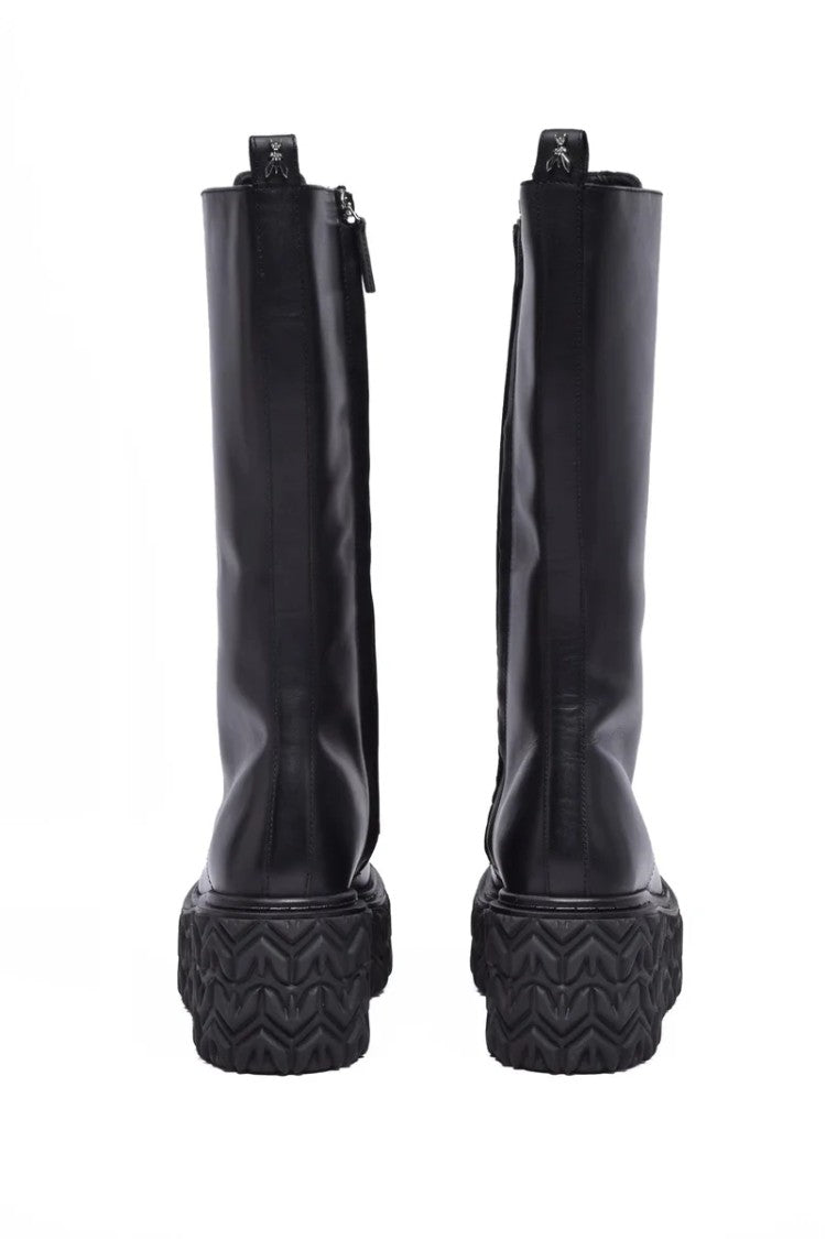 Patrizia Pepe Platform Boot 7Cm Heel - Black