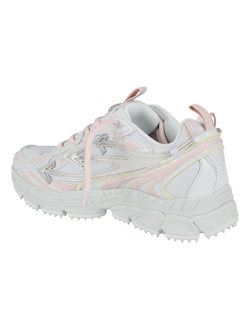 Off-White Layered Design Sneakers With Chunky Sole