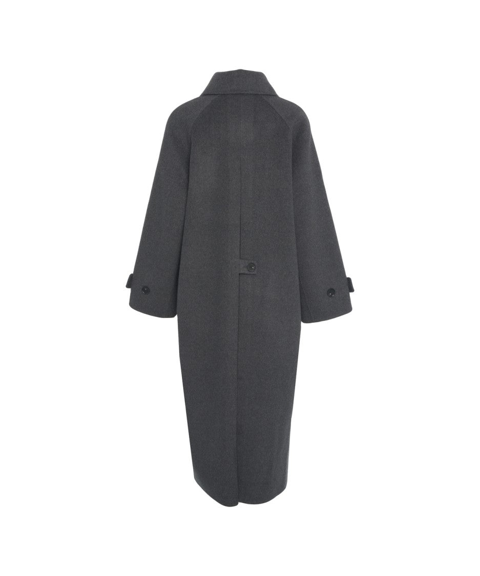 Second Female Long Tailored Coat With Adjustable Cuffs