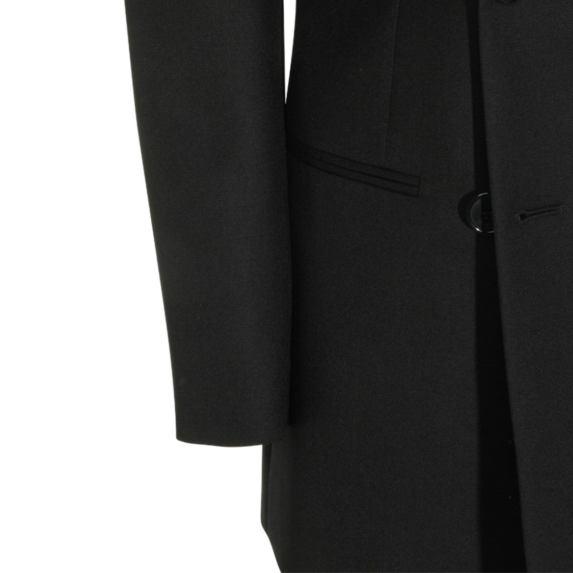 Saint Laurent Black Wool Double Breasted Blazer