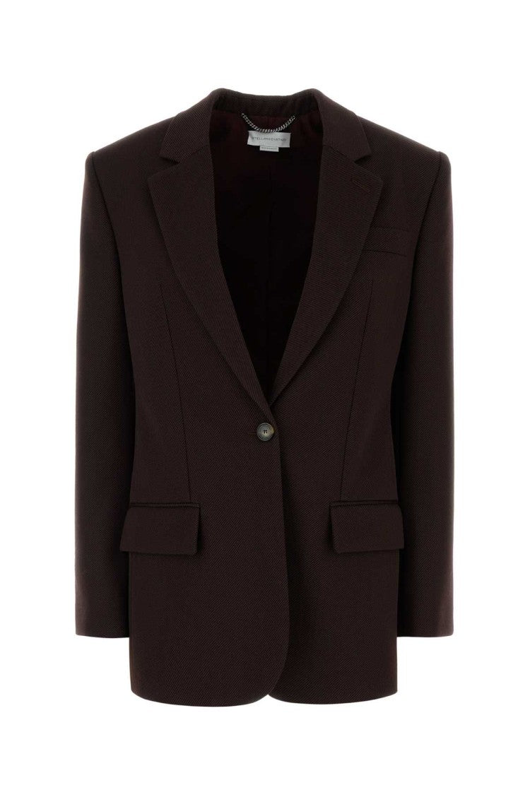 Stella Mccartney Brown Wool Blazer