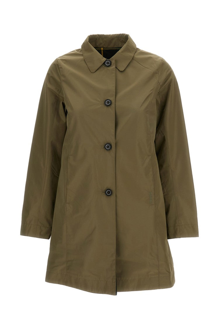 Barbour Babbity Green Reversible Showerproof Raincoat
