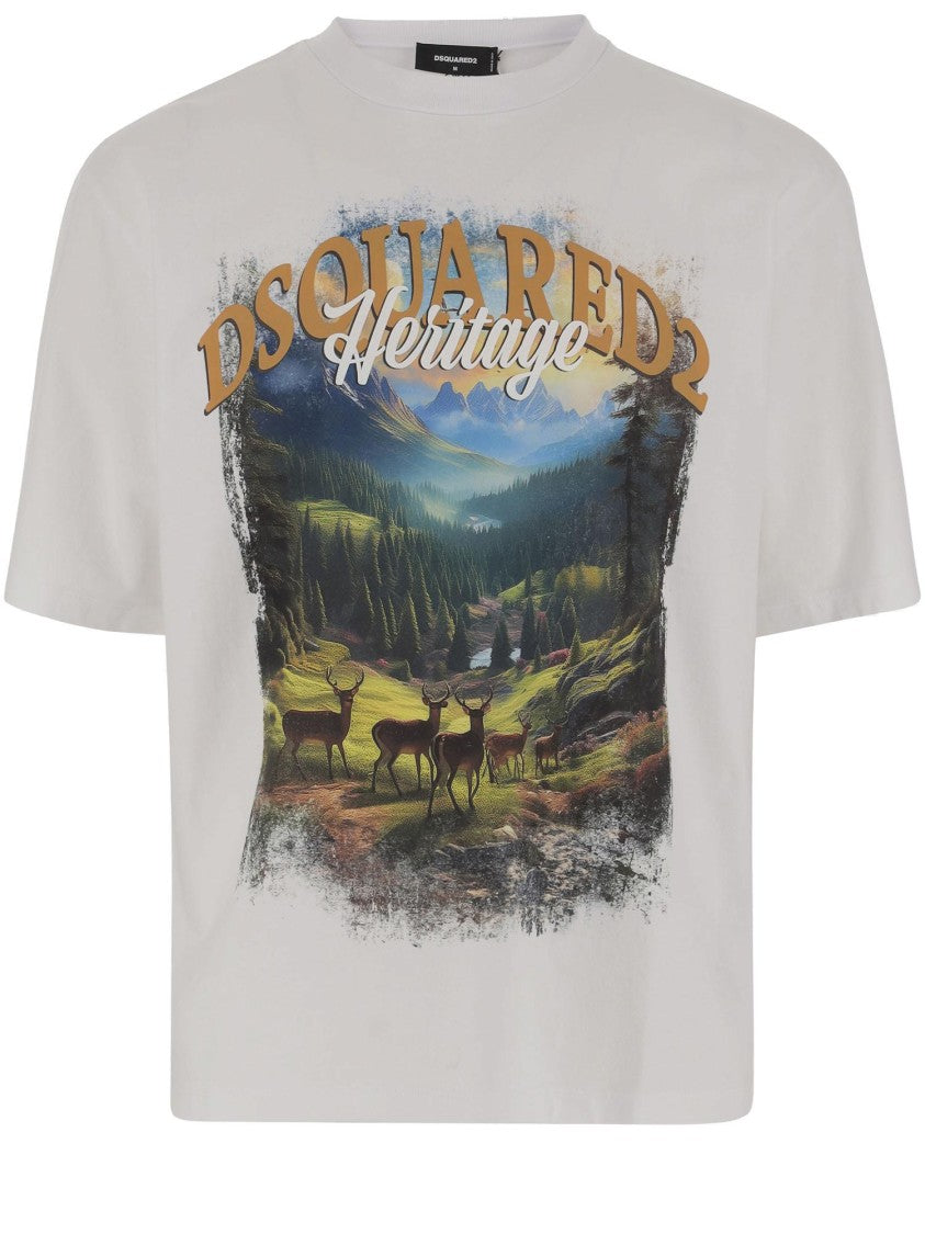 Dsquared2 Relaxed-Fit Cotton T-Shirt