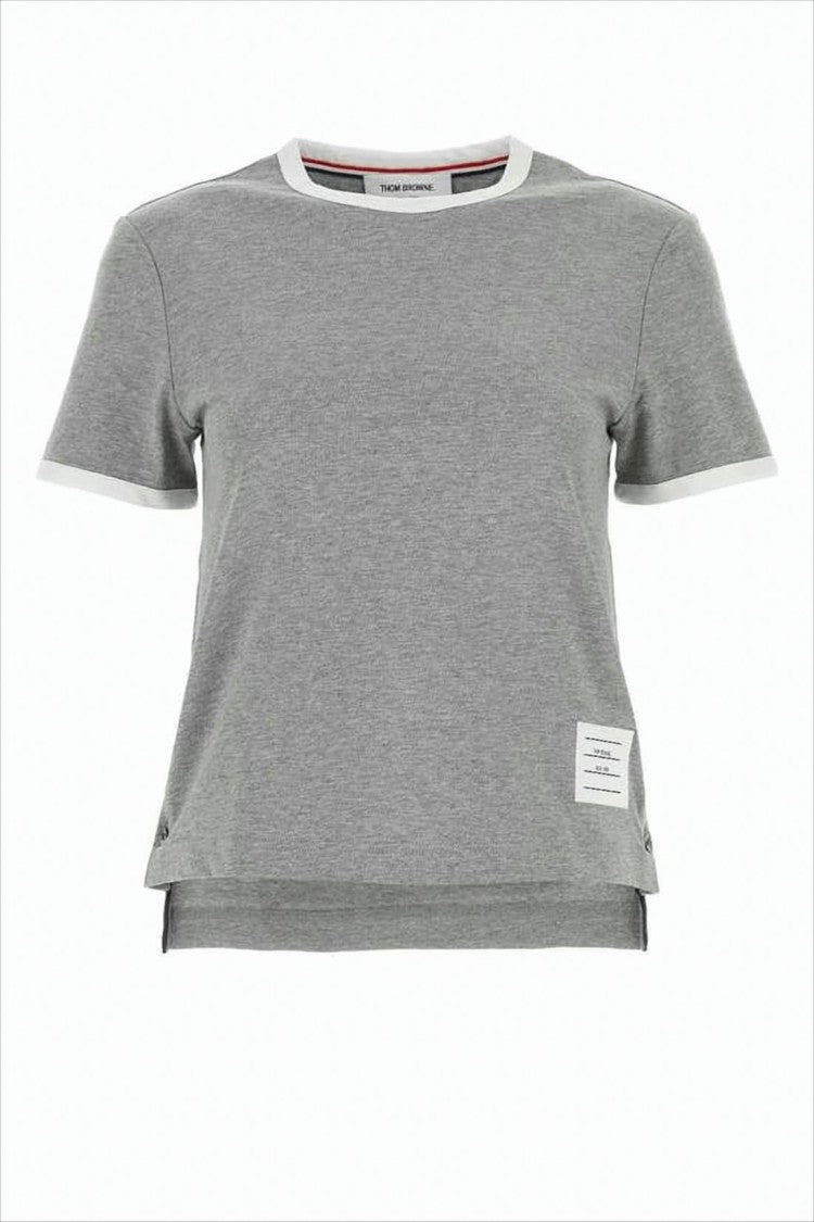 Thom Browne Heather Grey Short-Sleeved T-Shirt