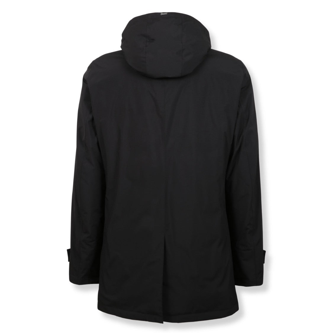 Herno Medium-Length Puffer Jacket With Hood And Streamlined Silhouette