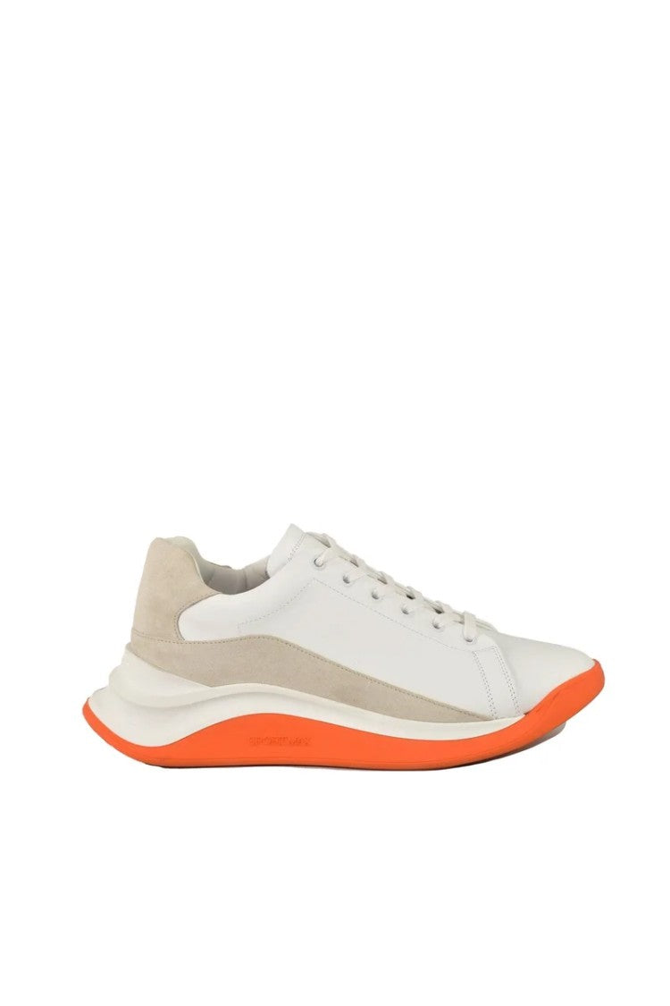 Sportmax Low-Top Sneakers With Orange Sole