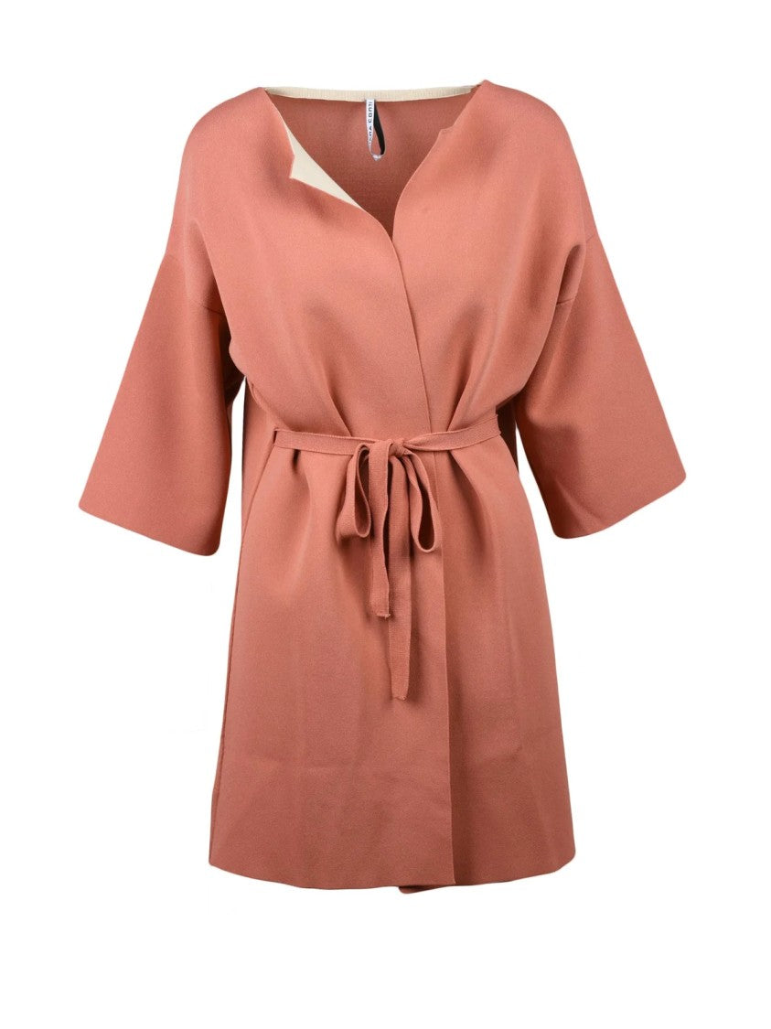 Liviana Conti Long Cardigan - Dusty Rose