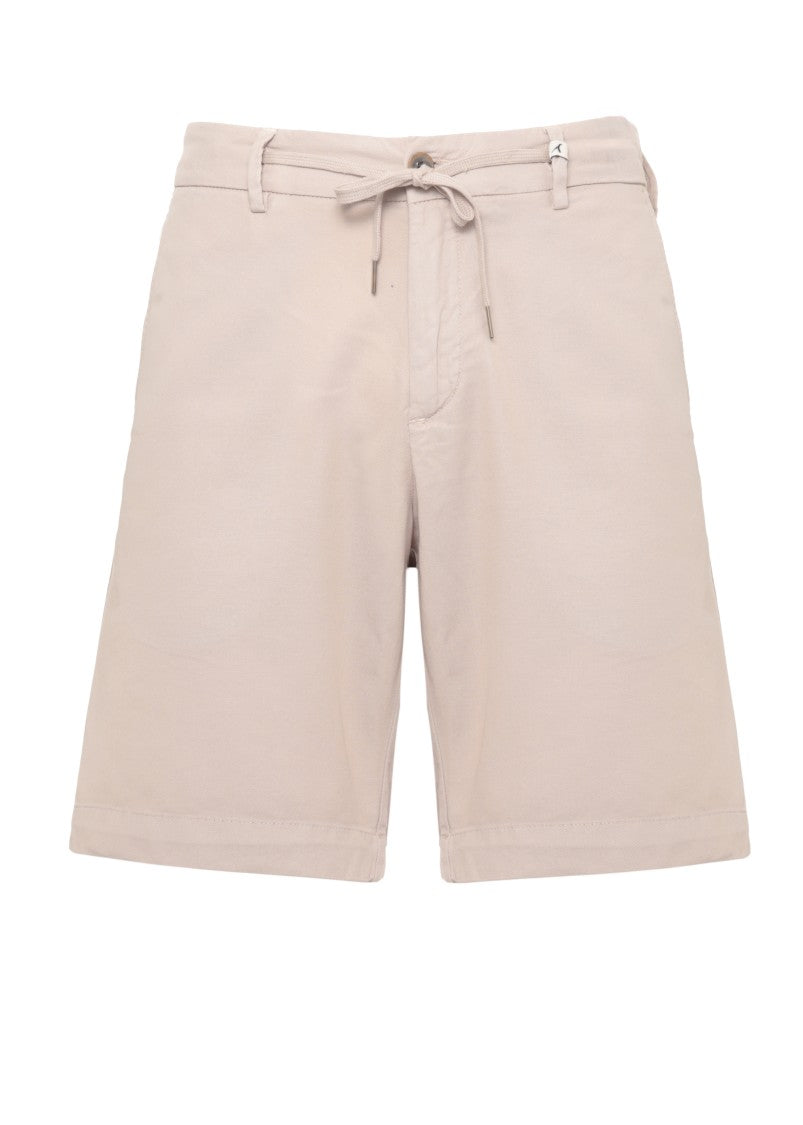 Myths Beige Apollo Drawstring Cotton Shorts