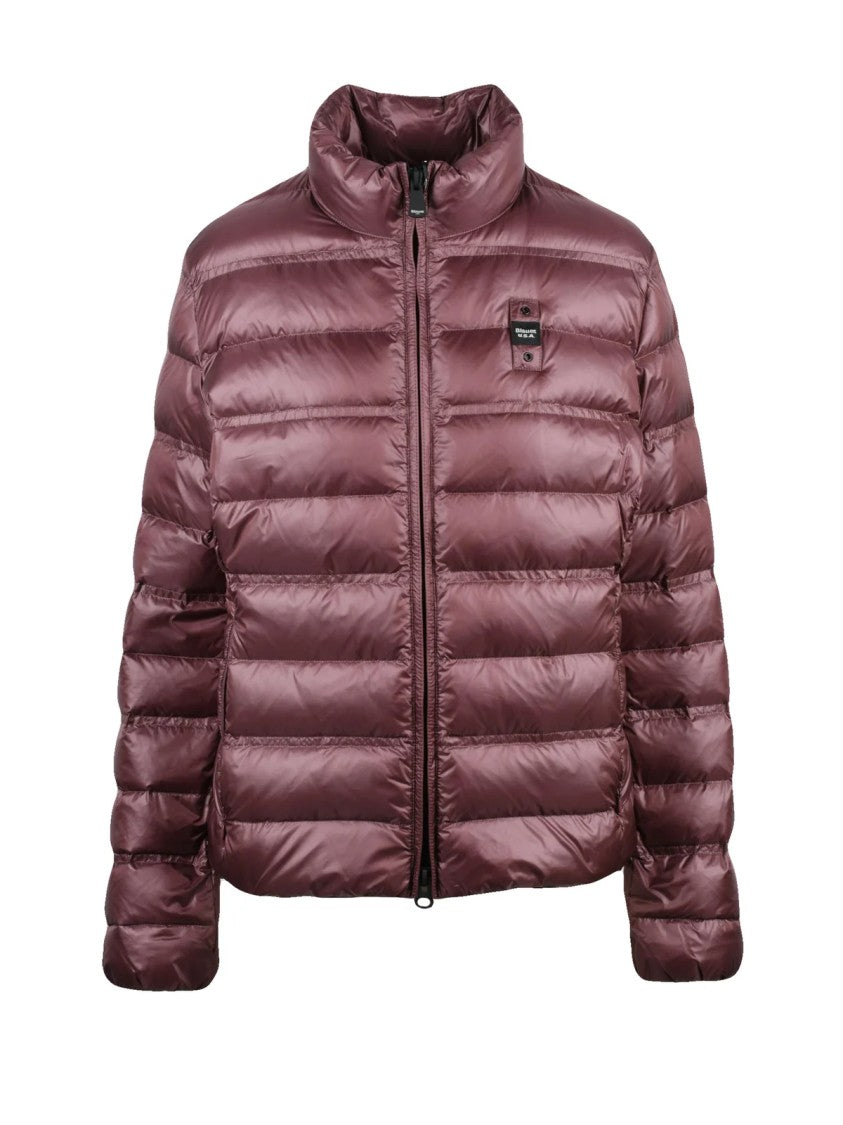 Blauer Red Quilted Polyamide Down Jacket