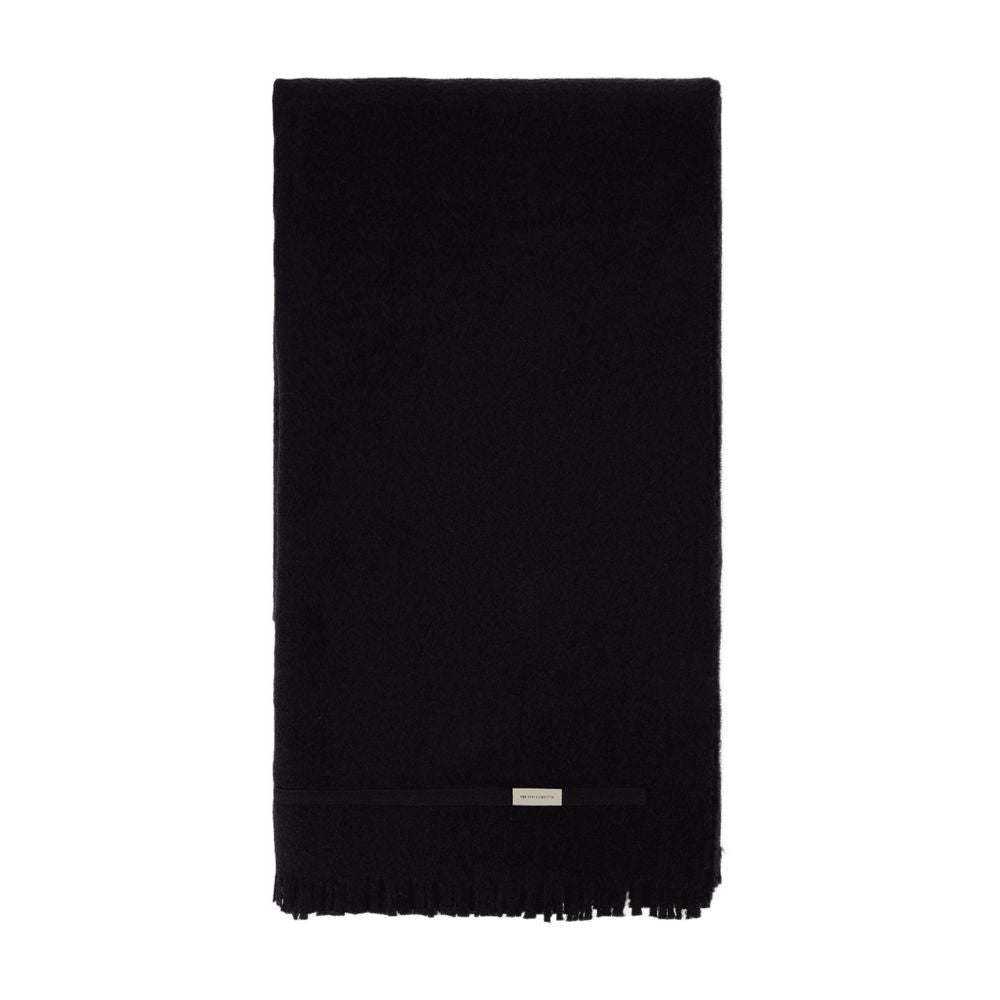 Ann Demeulemeester Fabio Scarf In Black Wool Mix