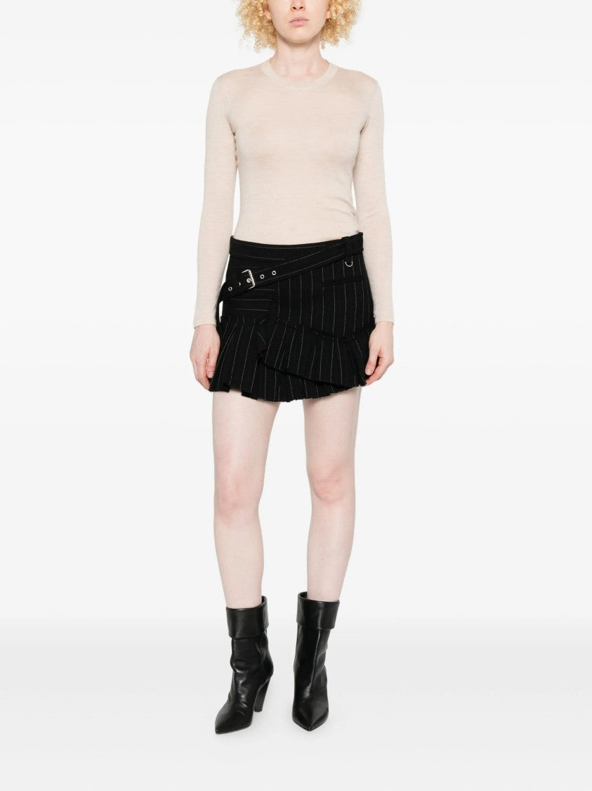 Isabel Marant Black Ilona Crew Neck Pullover