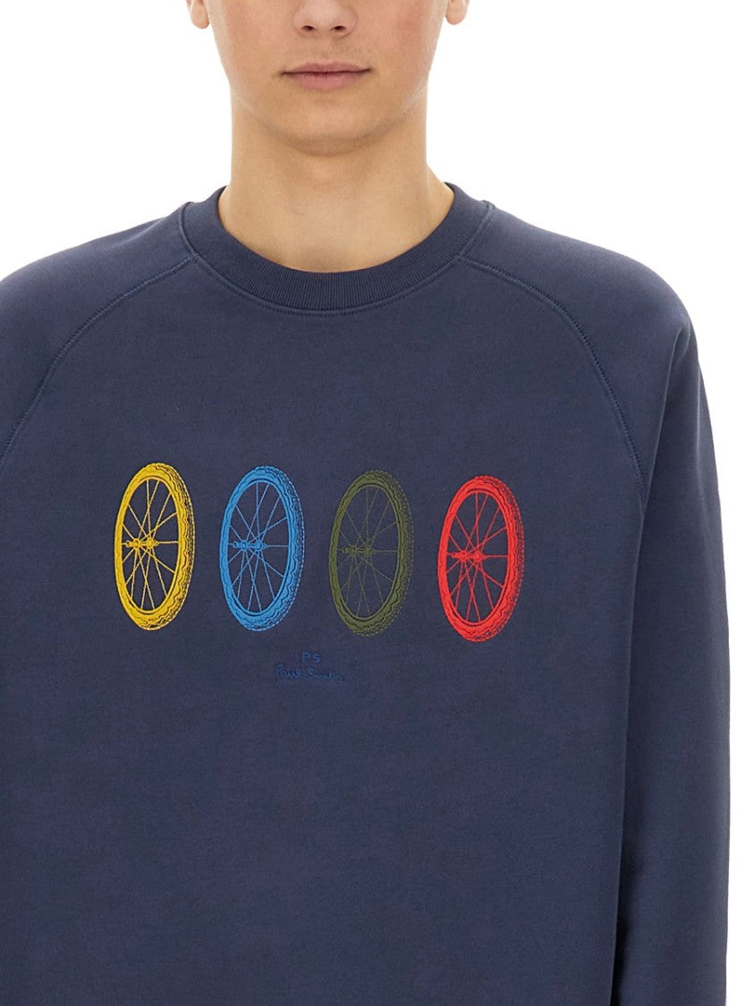 Ps Paul Smith "Bike Wheel" Sweatshirt
