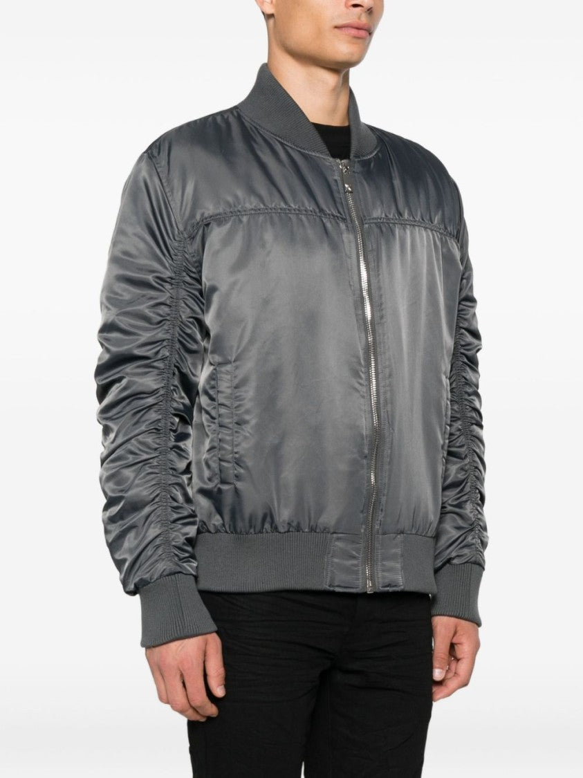 Richmond Dark Grey Front Zip Casual Jacket