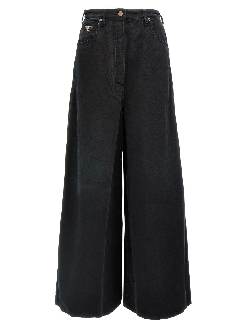Prada High-Waisted Cotton Denim Jeans