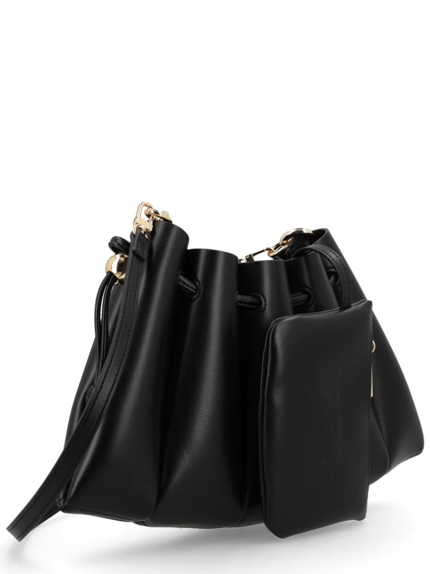 Themoirè Neutrals Calipso Gathered Ruched Voluminous Bag