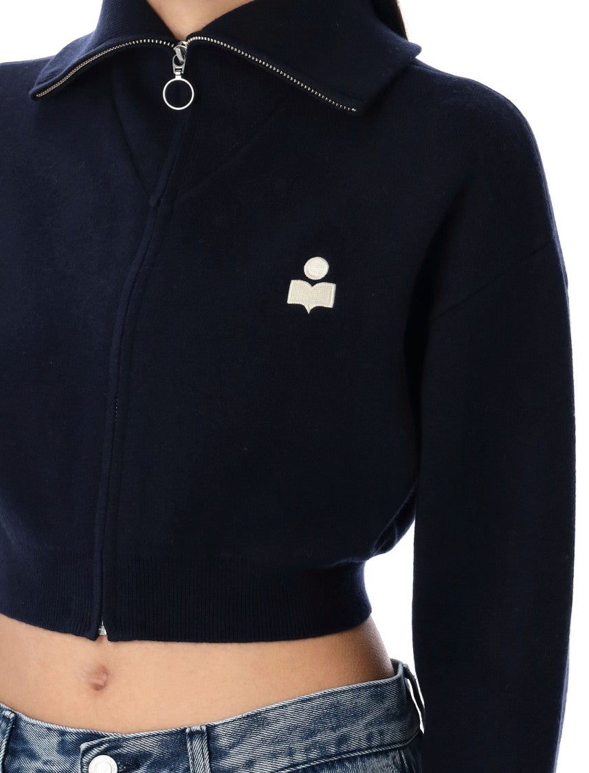 Isabel Marant Étoile Oxane Zip Cropped Cardigan