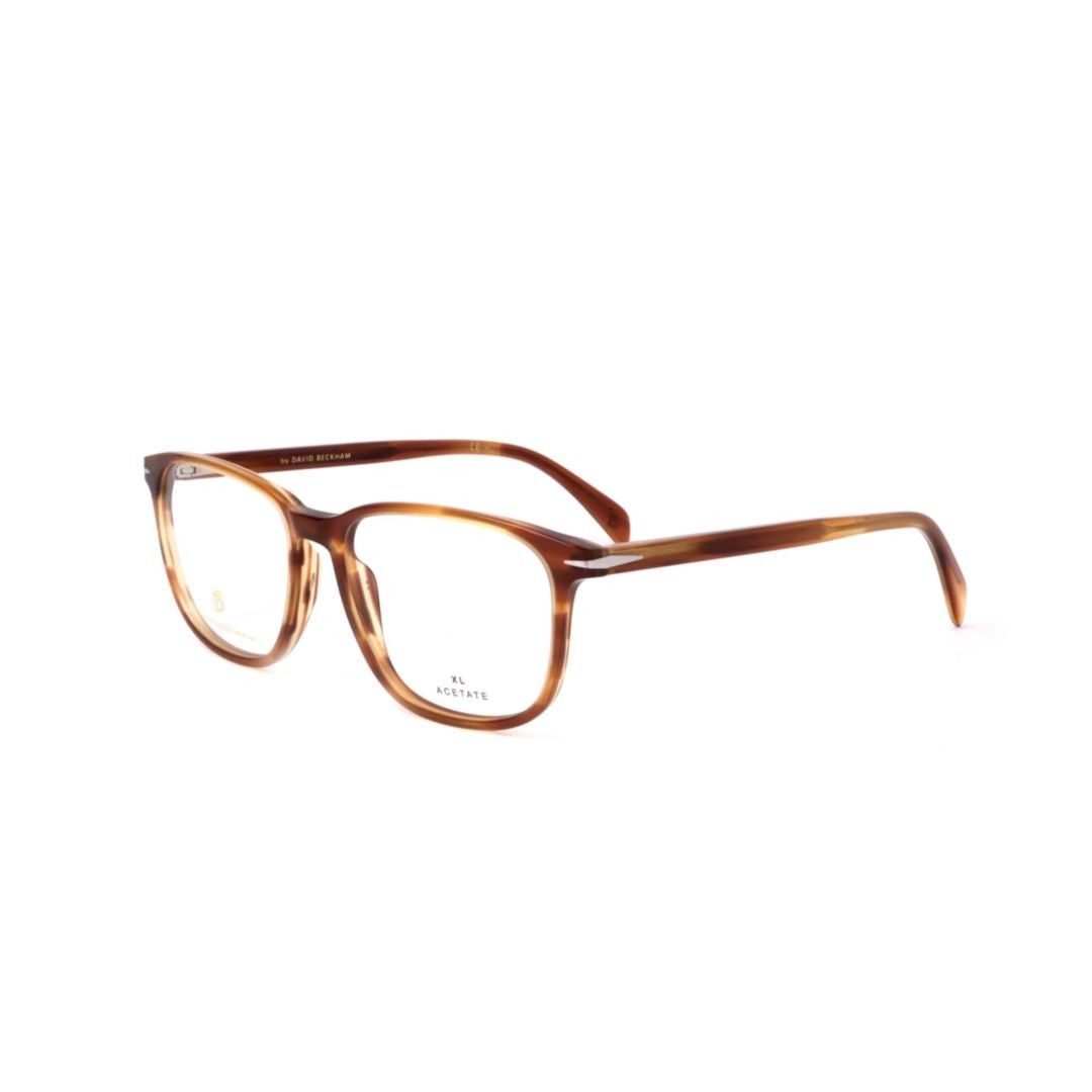 David Beckham Db 1017 Rectangular Tortoiseshell Acetate Eyeglasses