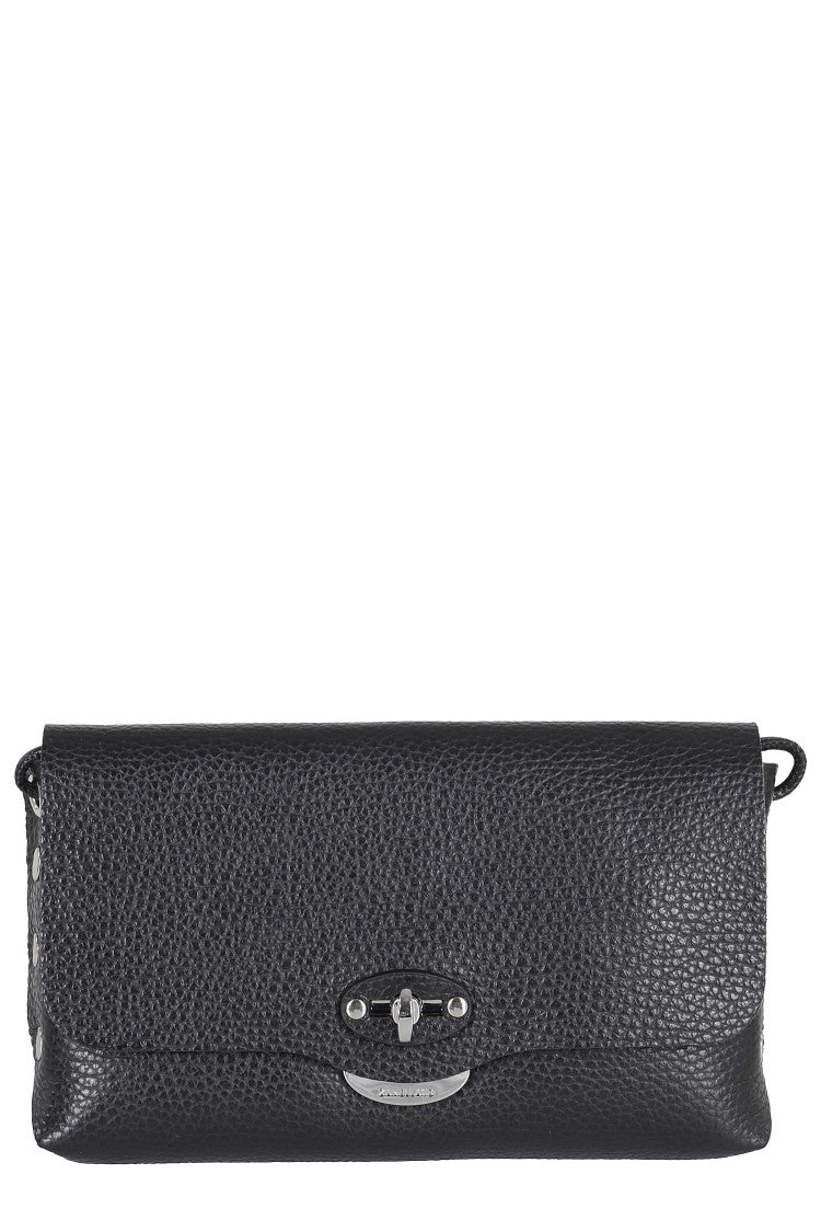 Zanellato Black Leather Shoulder Bag