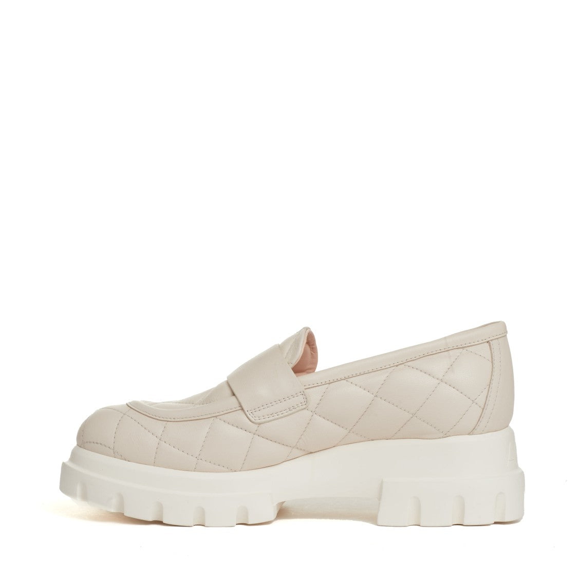 Agl Matelasse Gesso Loafer