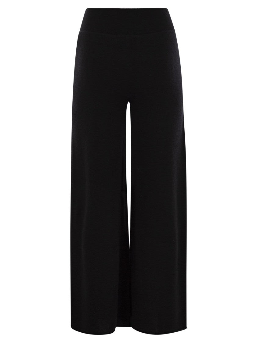 Vanisé Cashmere Wide-Leg Trousers