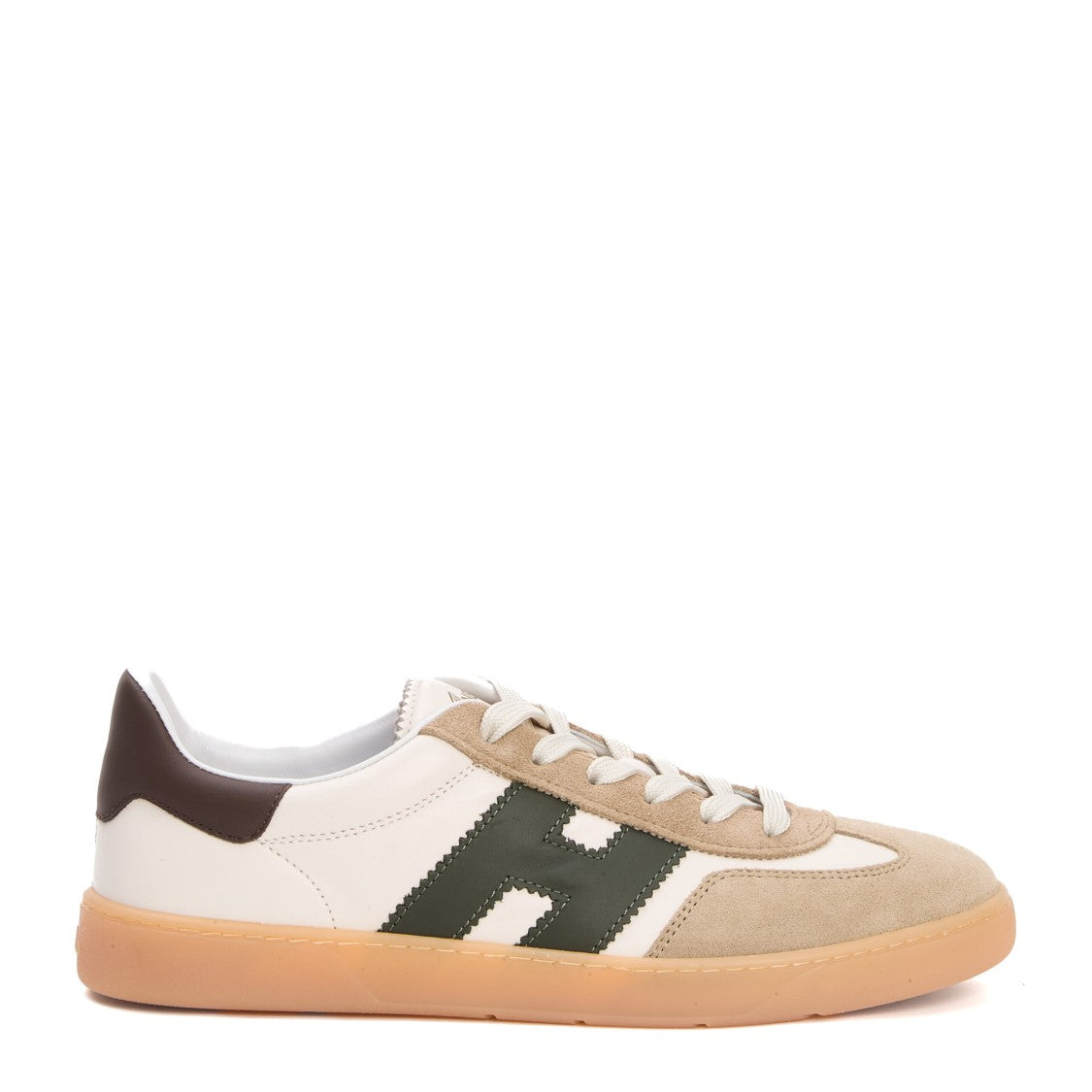 Hogan Cool Leather Cream Cam Beige Sneakers