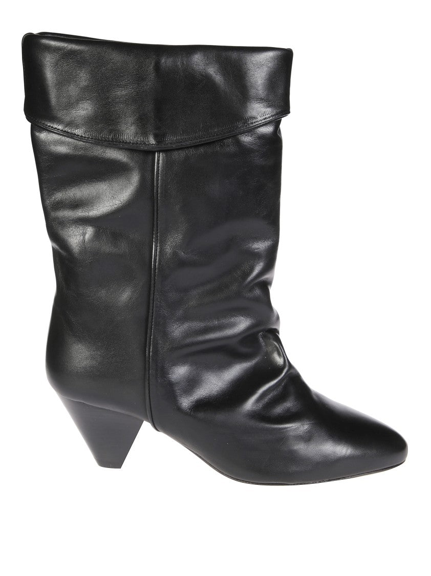 Isabel Marant Étoile Slouchy Mid-Calf Boots With Pointed Toe
