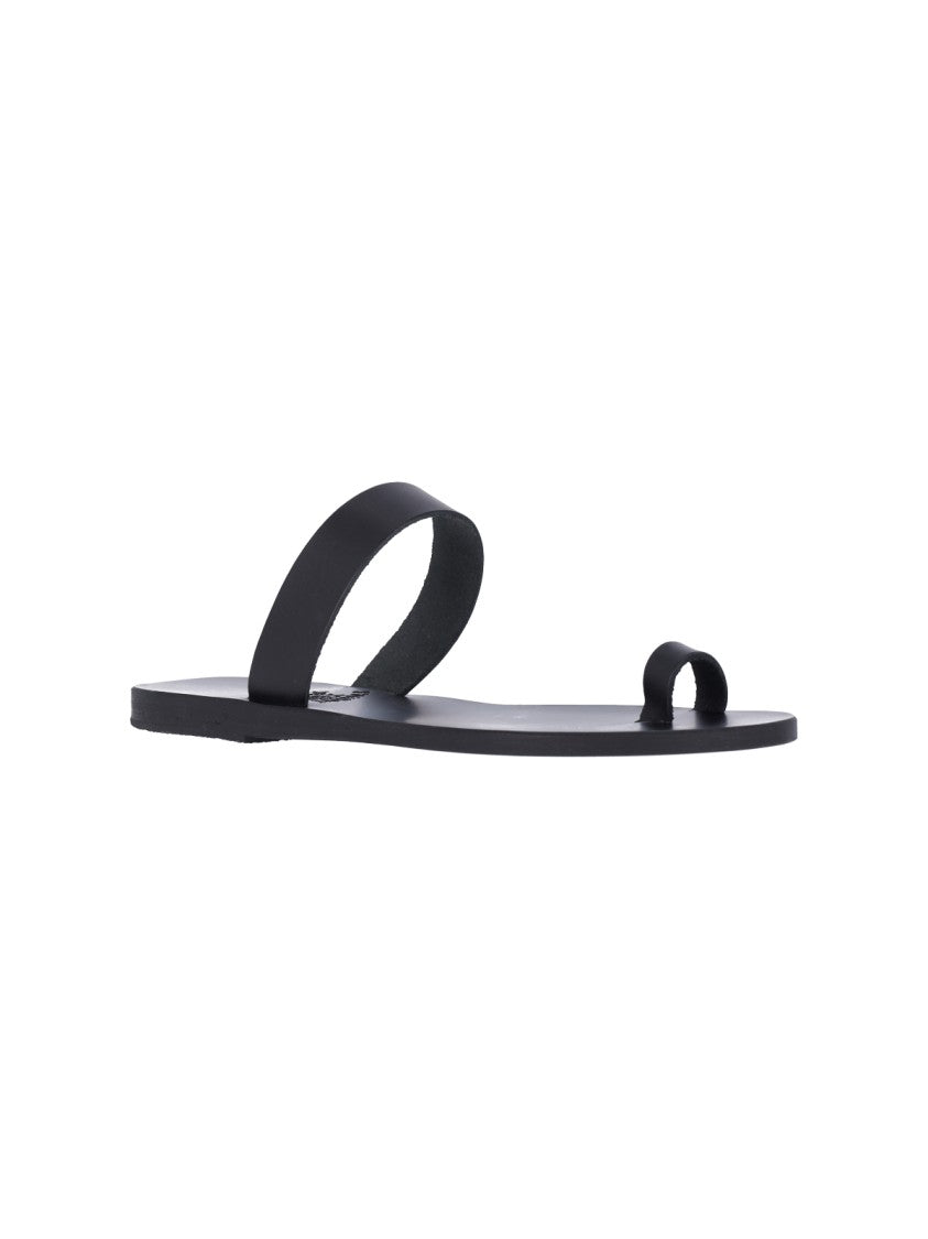 Ancient Greek Sandals "Thalia" Sandals – Black